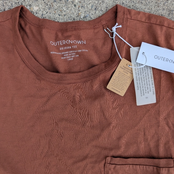 Outerknown Gray Crew Neck T-Shirt - Picture 5 of 8